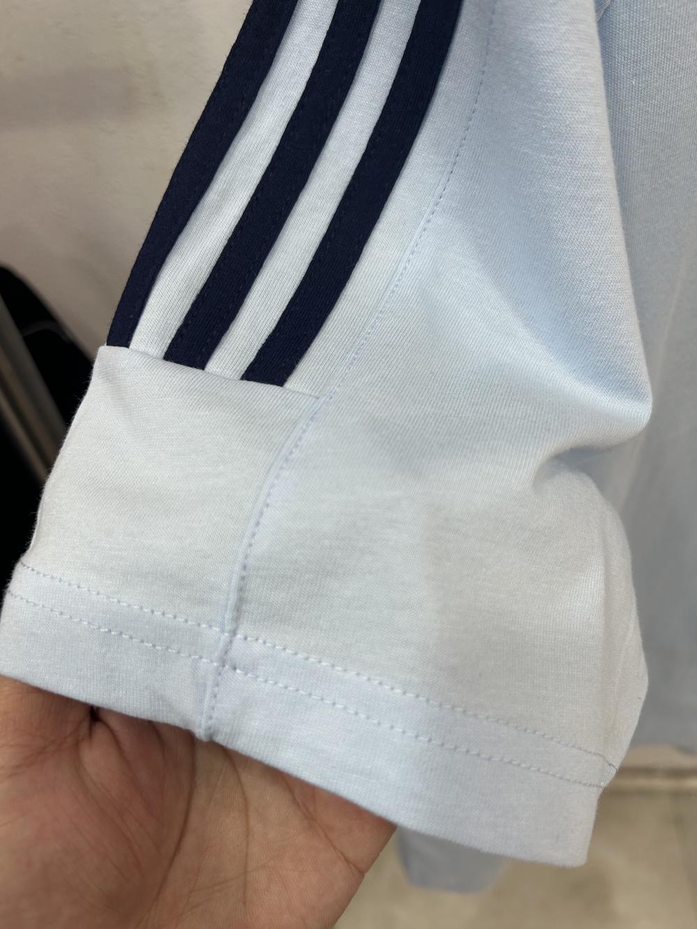 Drop Shoulder 3-Stripe Crew Tee (200g) view 24