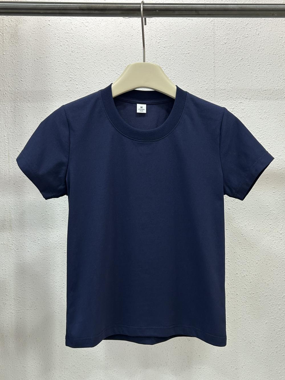 Sorona Solid Women Regular Shoulder Crew Neck Tee (230g)