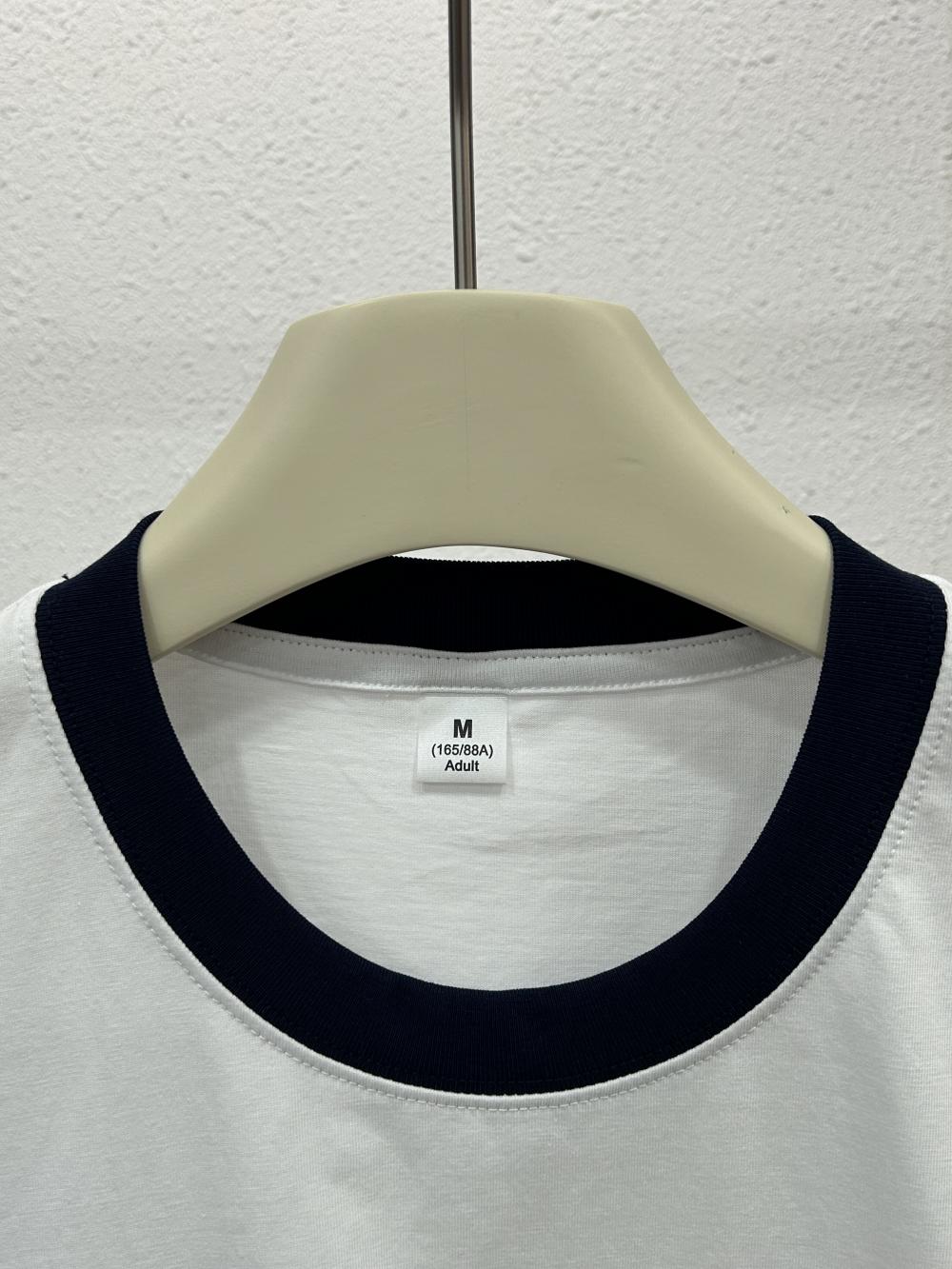 Sorona Contrast Women Regular Shoulder Crew Neck Tee (230g) view 8