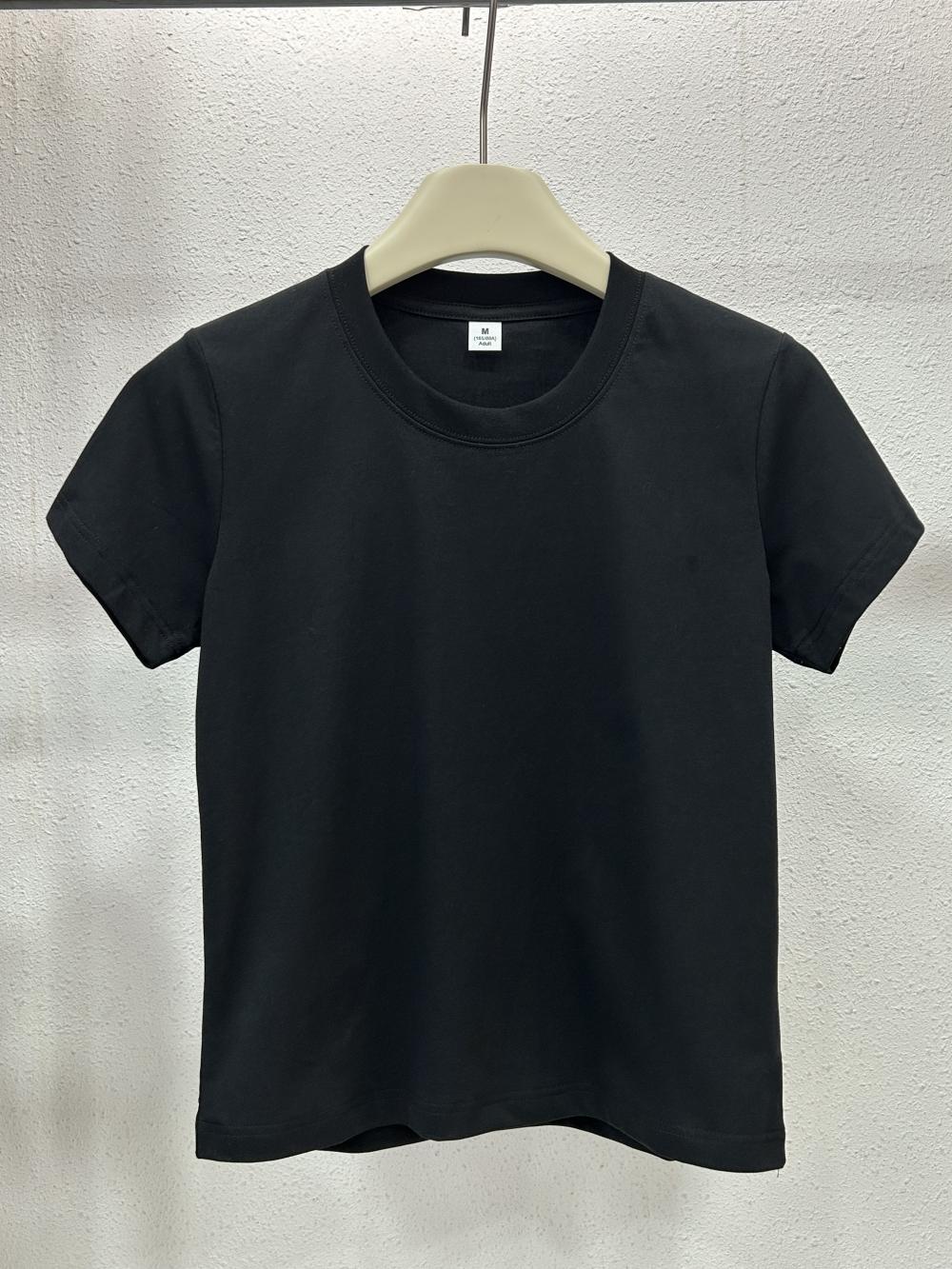 Sorona Solid Women Regular Shoulder Crew Neck Tee (230g) view 26