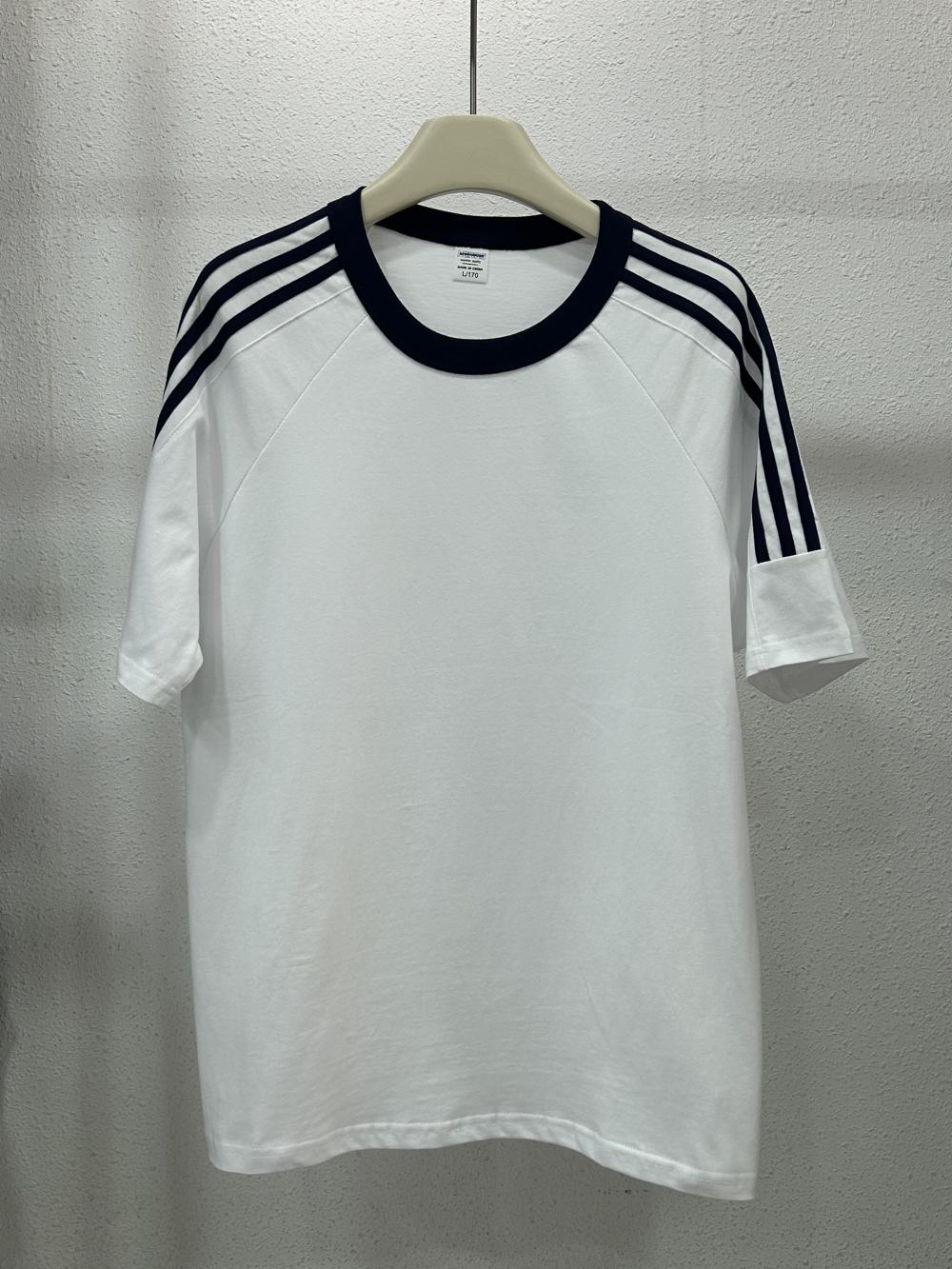Drop Shoulder 3-Stripe Crew Tee (200g) view 26