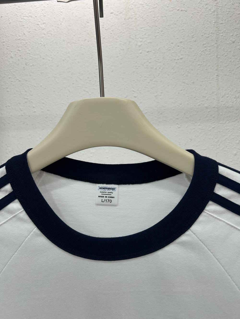 Drop Shoulder 3-Stripe Crew Tee (200g) view 28