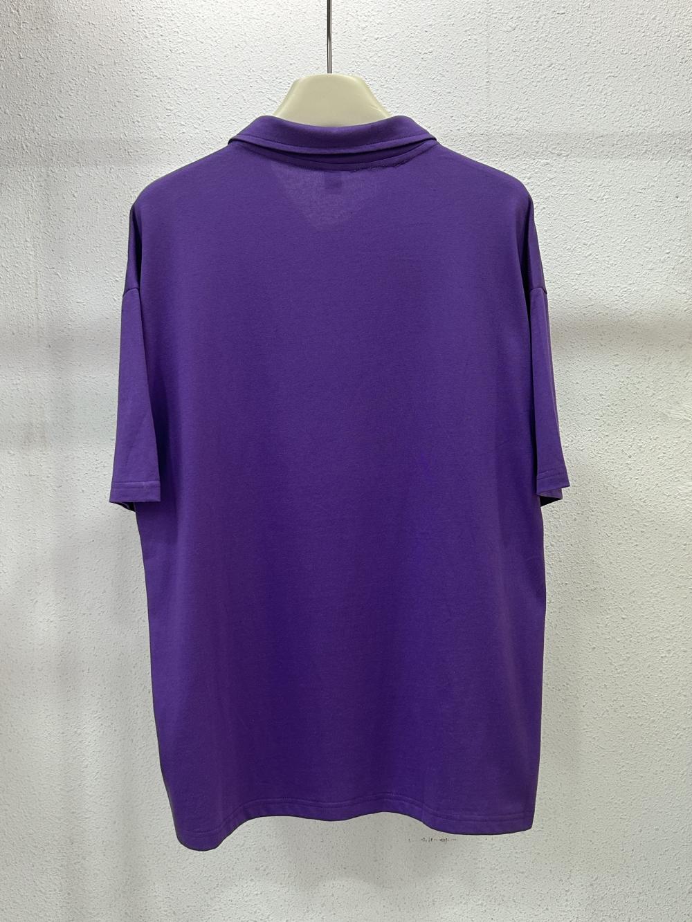 Drop Shoulder Collar Short Sleeve Polo (200g Cotton) view 46