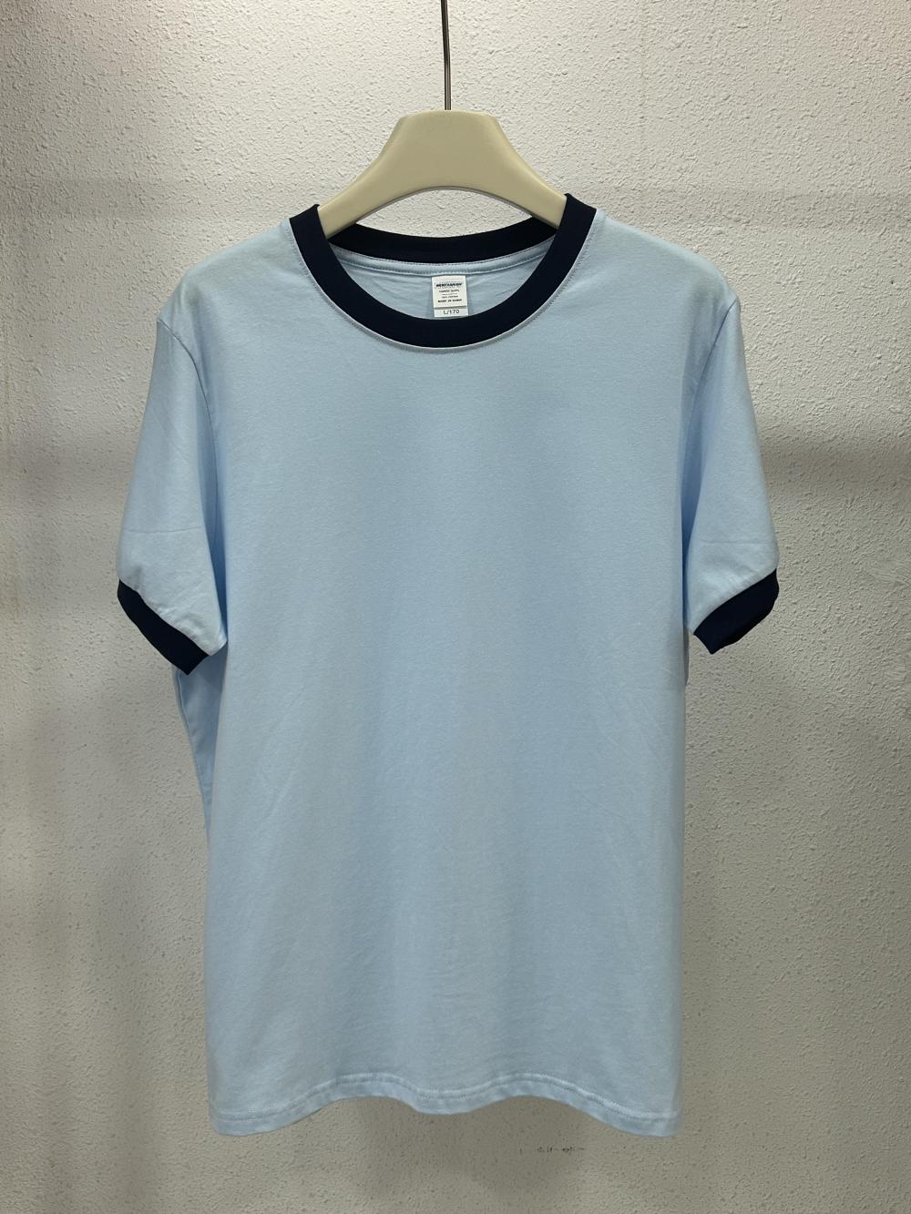 Trendy Contrast Crew Tee (200g) view 26