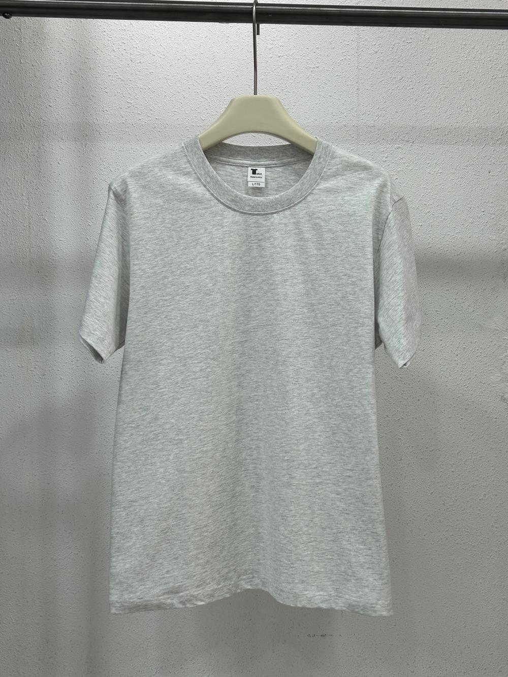Heavyweight Xinjiang Long Staple Cotton Crew Neck Short Sleeve (240g 7A Antibacterial)