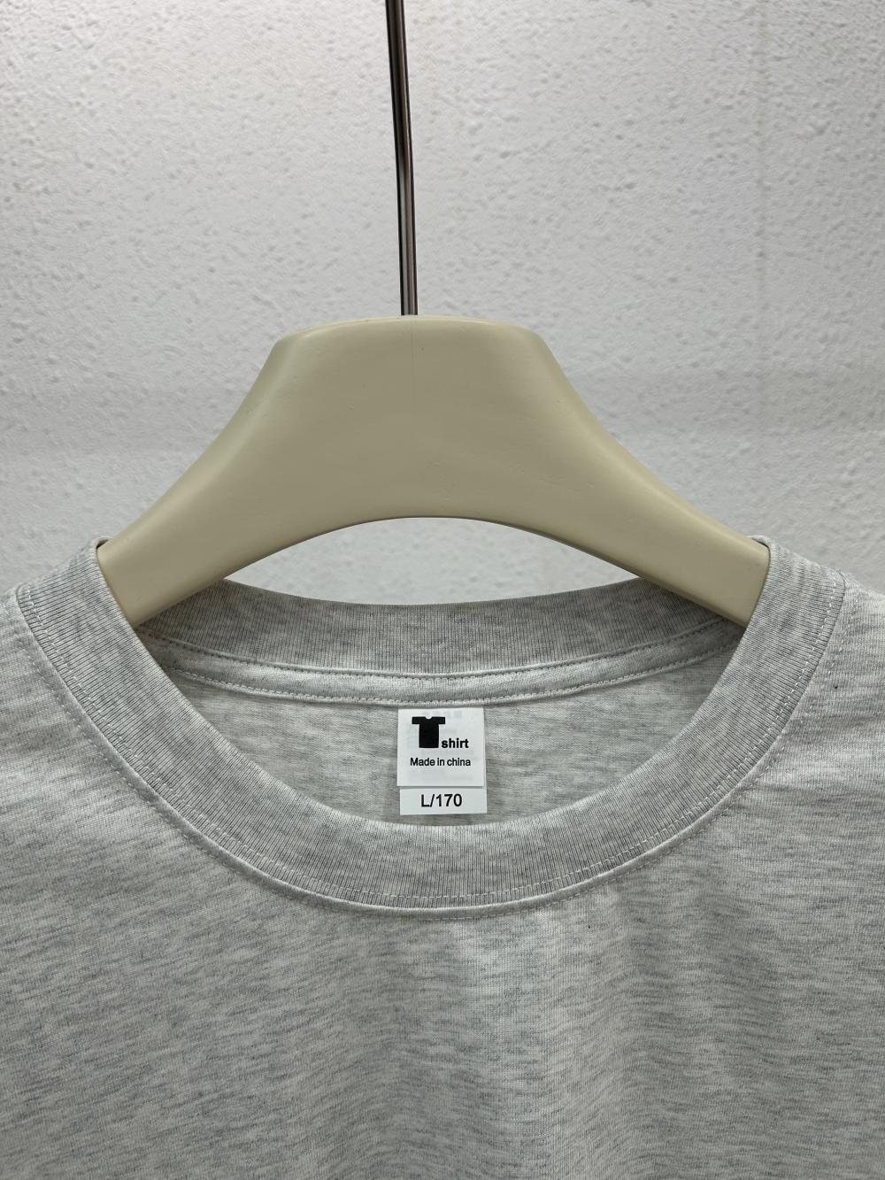 Heavyweight Xinjiang Long Staple Cotton Crew Neck Short Sleeve (240g 7A Antibacterial) view 3