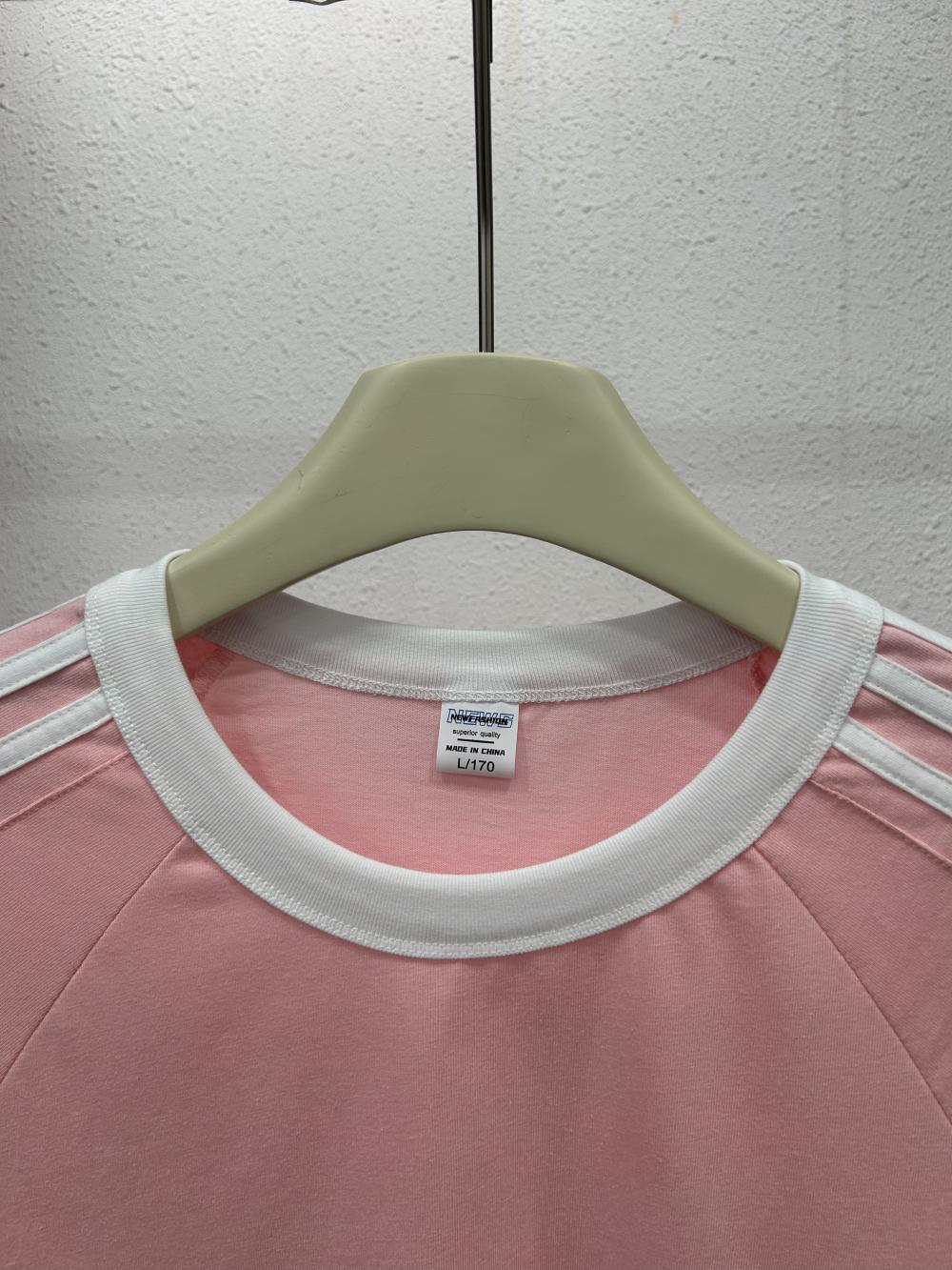 Drop Shoulder 3-Stripe Crew Tee (200g) view 33
