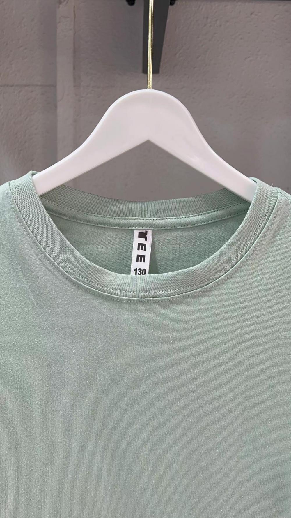 Kids Drop Shoulder Crew Neck Short Sleeve (200g Cotton) view 77