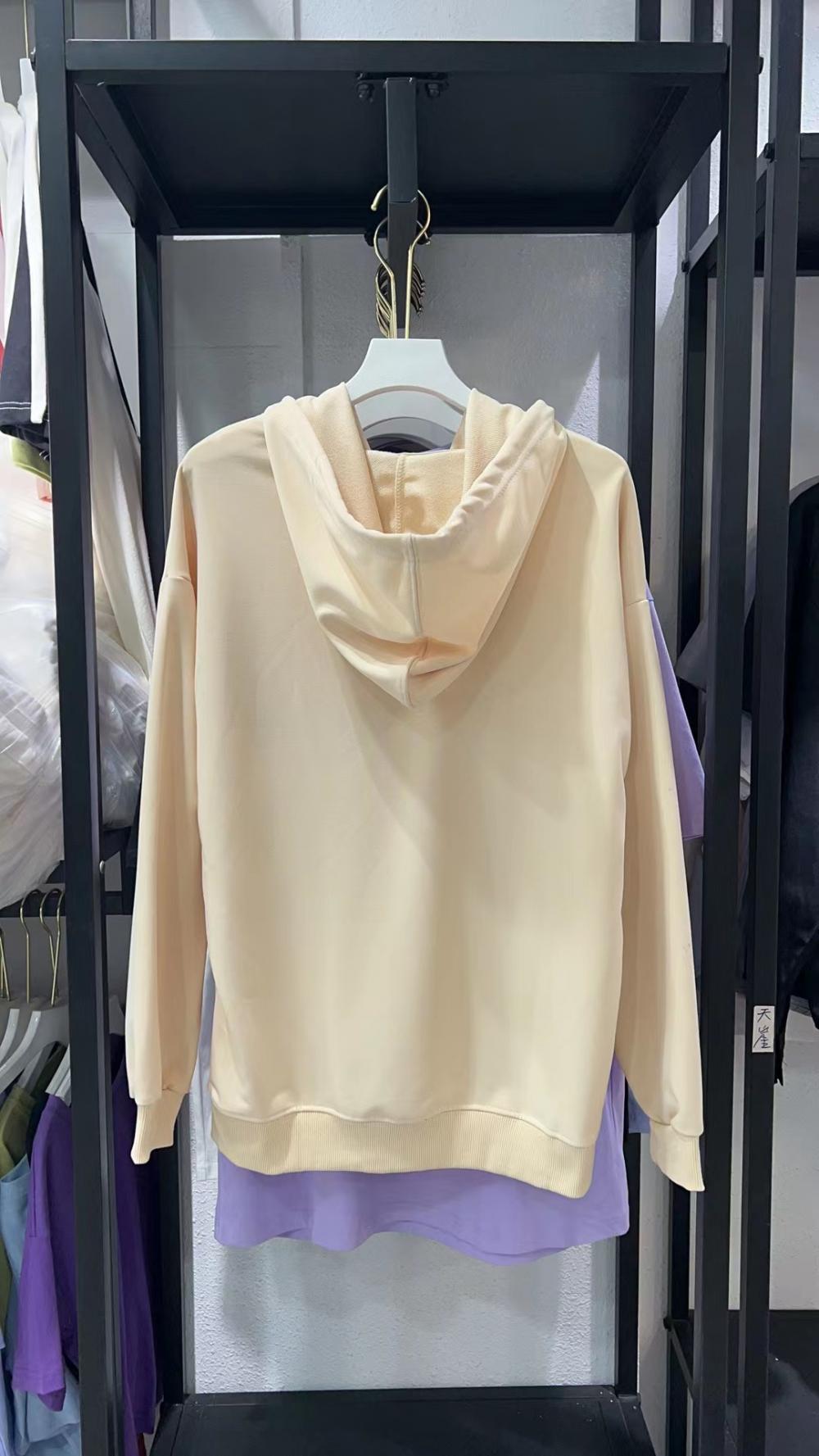 Twill Cotton-Like Drop Shoulder Hooded Pocket Sweatshirt (260g Cotton-Like) view 84