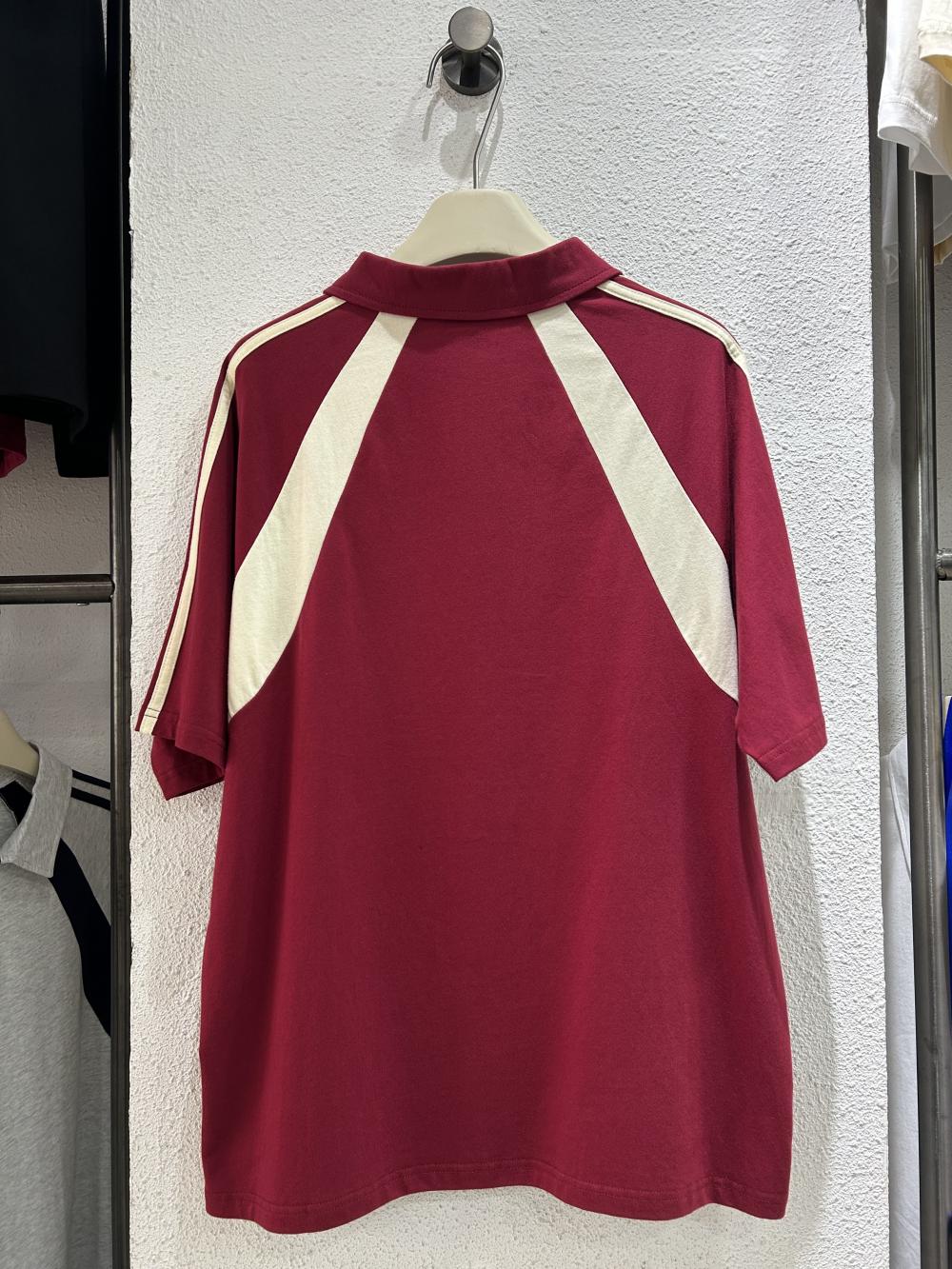 American Style 3-Stripe Half-Zip Polo (200g Cotton) view 22