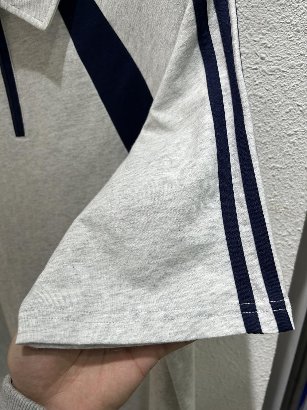 American Style 3-Stripe Half-Zip Polo (200g Cotton) view 14