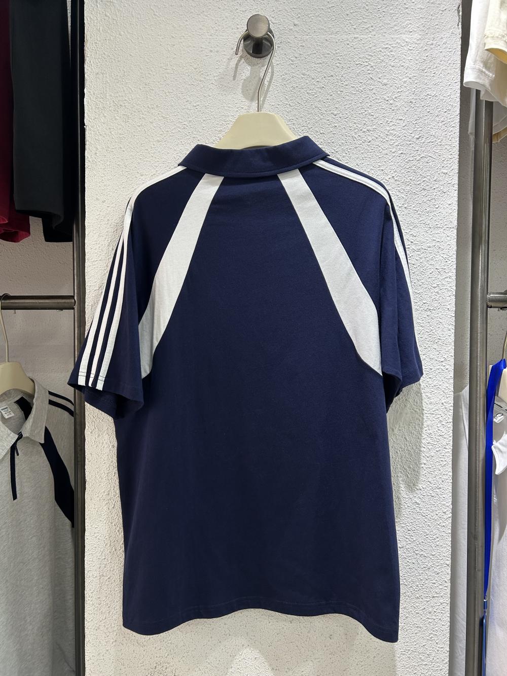 American Style 3-Stripe Half-Zip Polo (200g Cotton) view 17