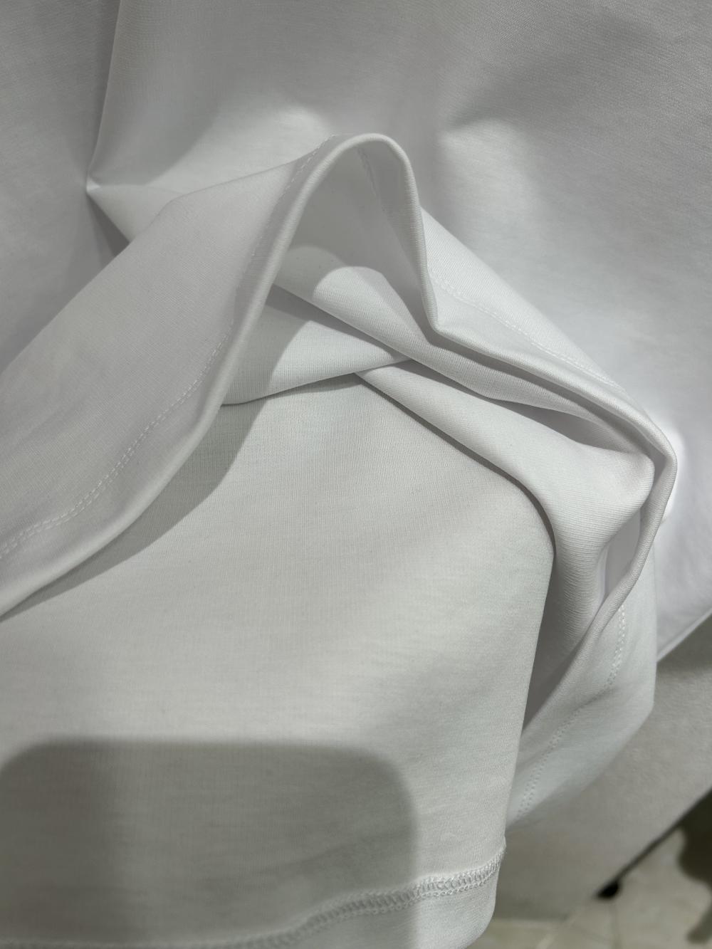 50s Reversible Cooling Breathable Cotton Crew Neck Tee view 5