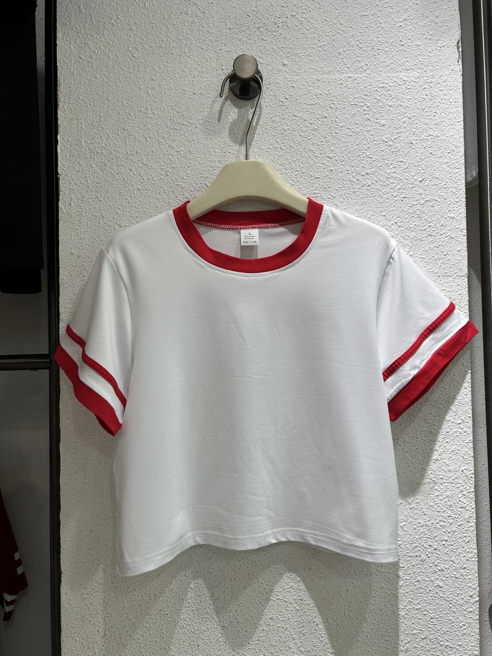 Modal Contrast Crew Neck Tee