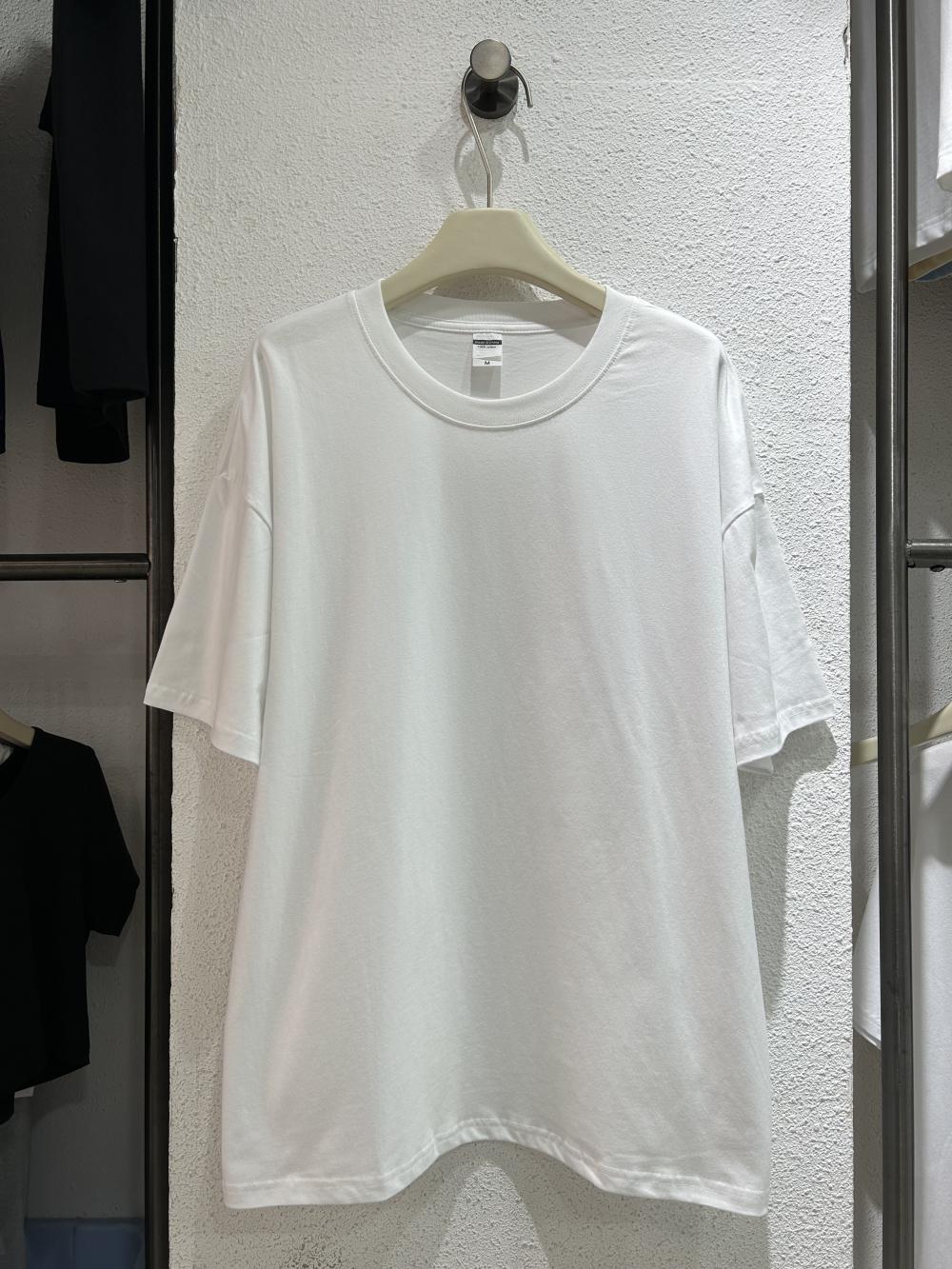 Cotton Loose Crew Neck Short Sleeve