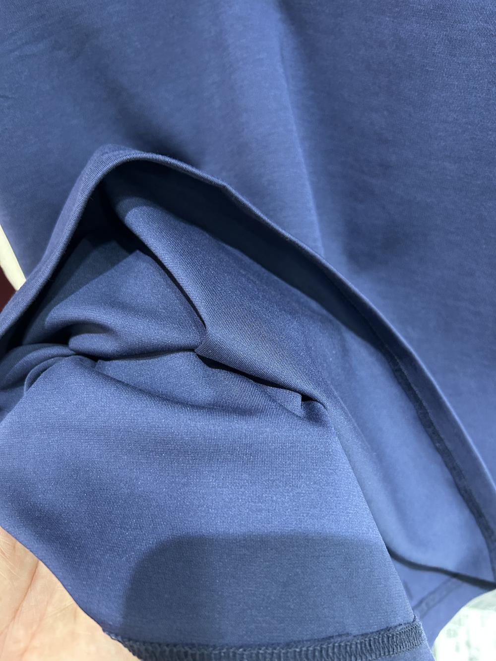 50s Solid Half-Zip Stand Collar Tee view 10