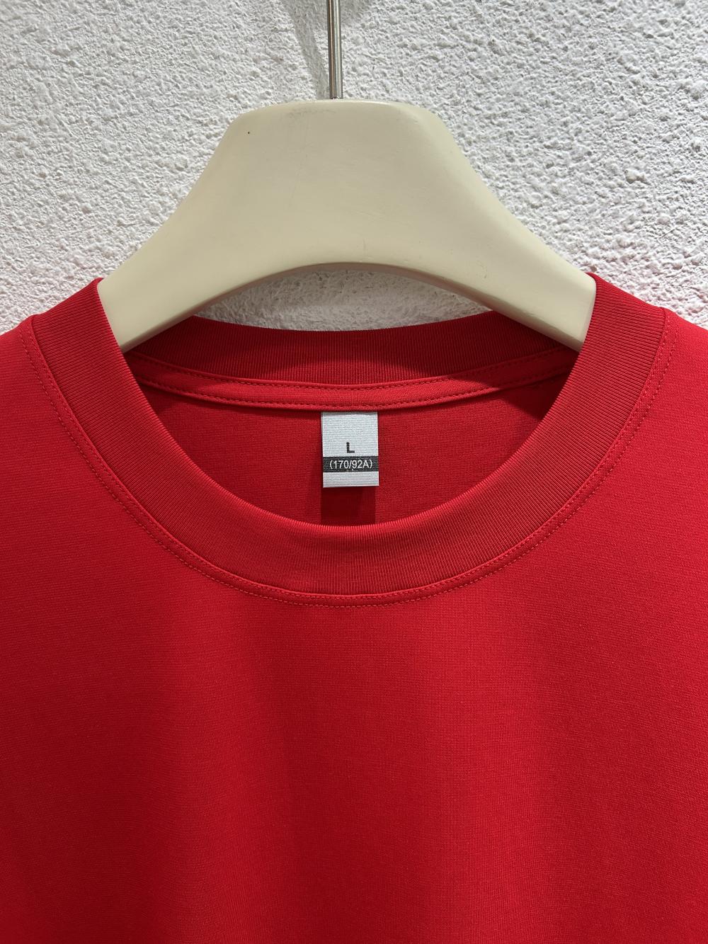50s Reversible Cooling Breathable Cotton Crew Neck Tee view 18