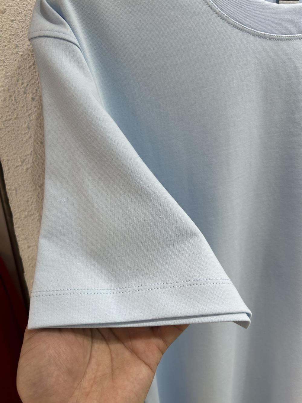 50s Reversible Cooling Breathable Cotton Crew Neck Tee view 24