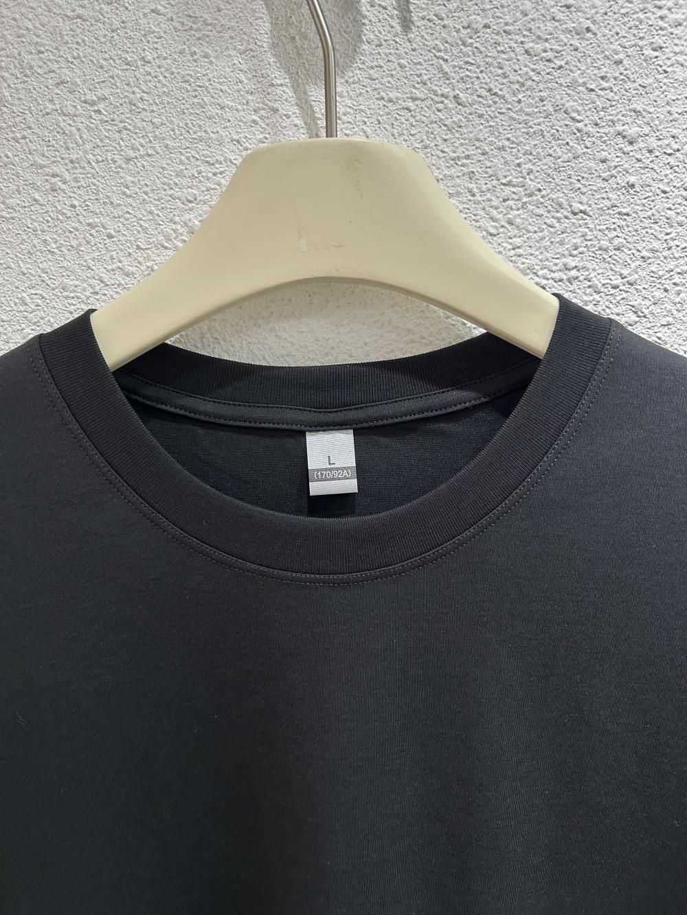 50s Reversible Cooling Breathable Cotton Crew Neck Tee view 8