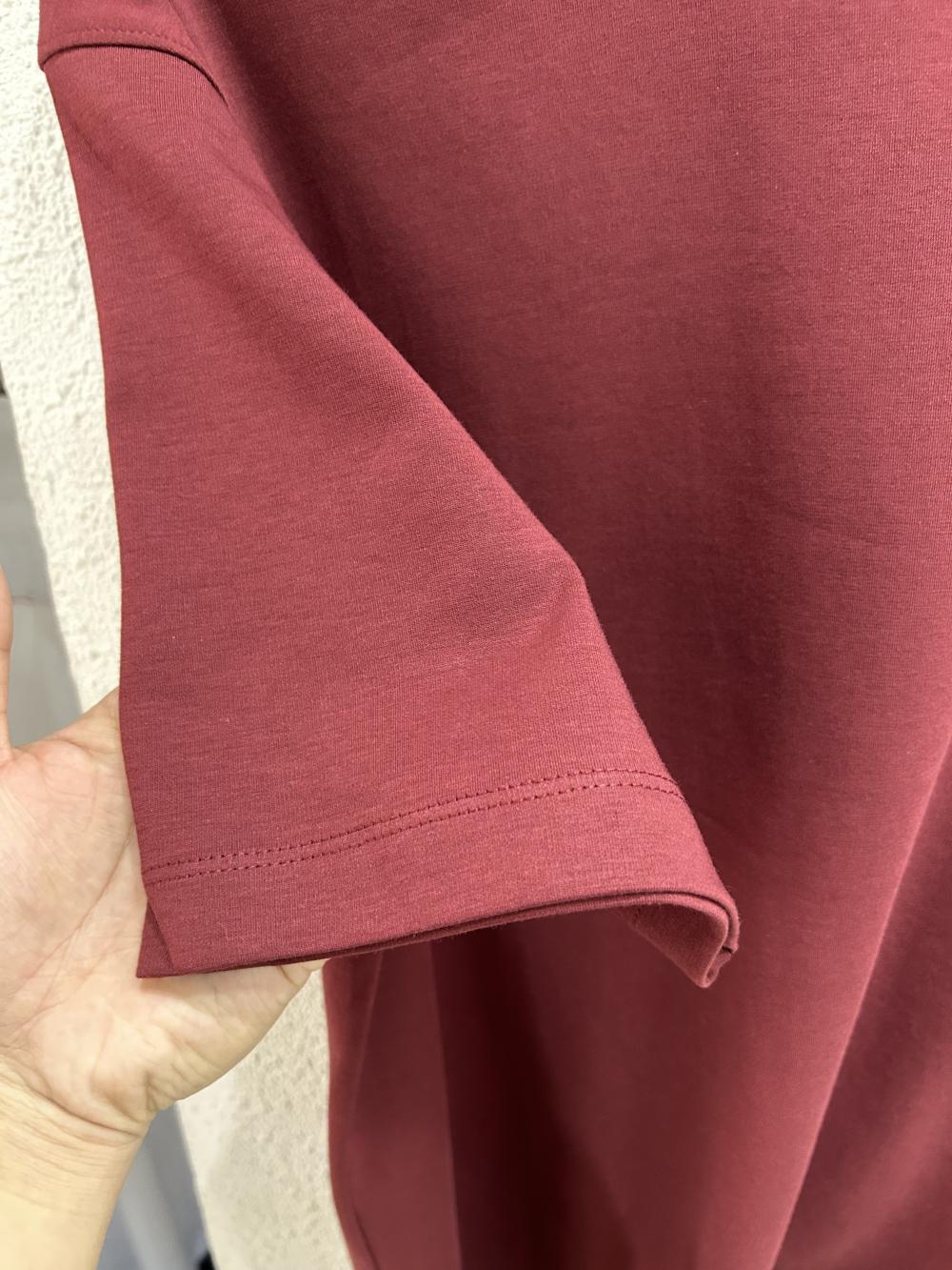50s Reversible Cooling Breathable Cotton Crew Neck Tee view 29