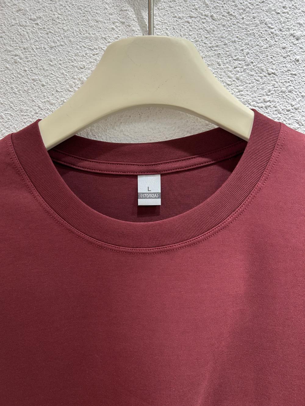 50s Reversible Cooling Breathable Cotton Crew Neck Tee view 28