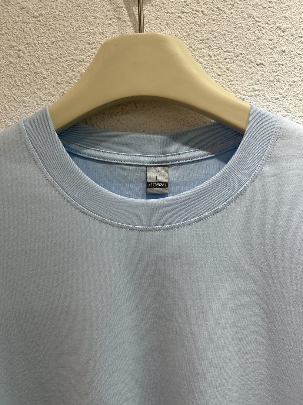 50s Reversible Cooling Breathable Cotton Crew Neck Tee view 23