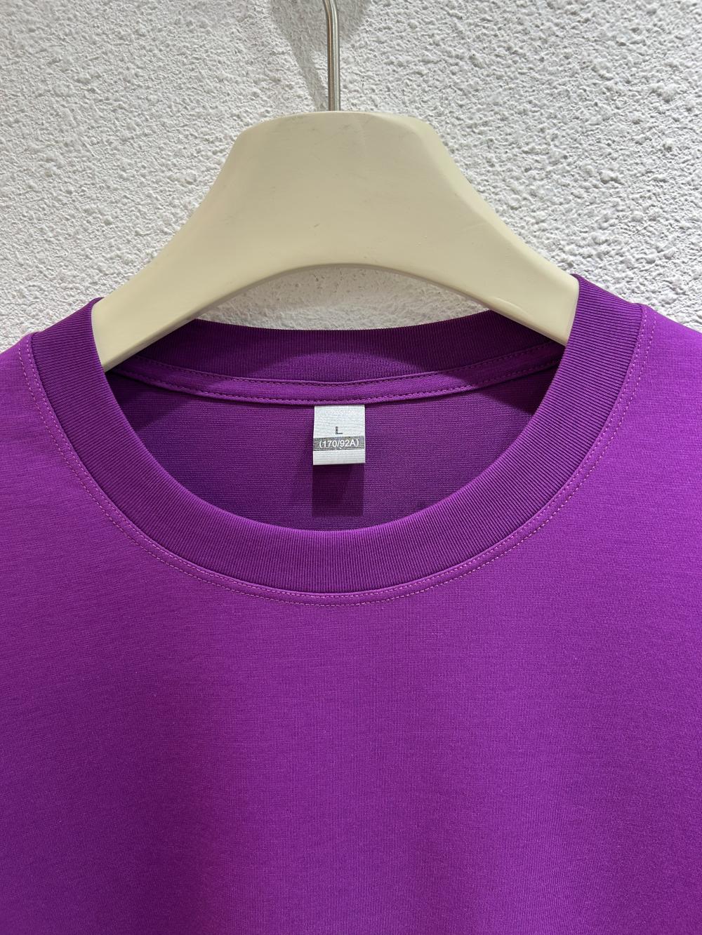 50s Reversible Cooling Breathable Cotton Crew Neck Tee view 13