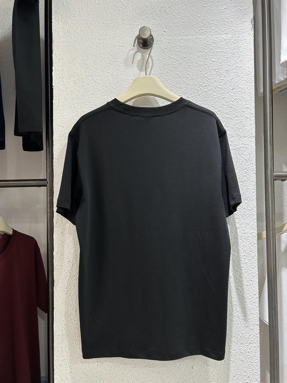 50s Reversible Cooling Breathable Cotton Crew Neck Tee view 7