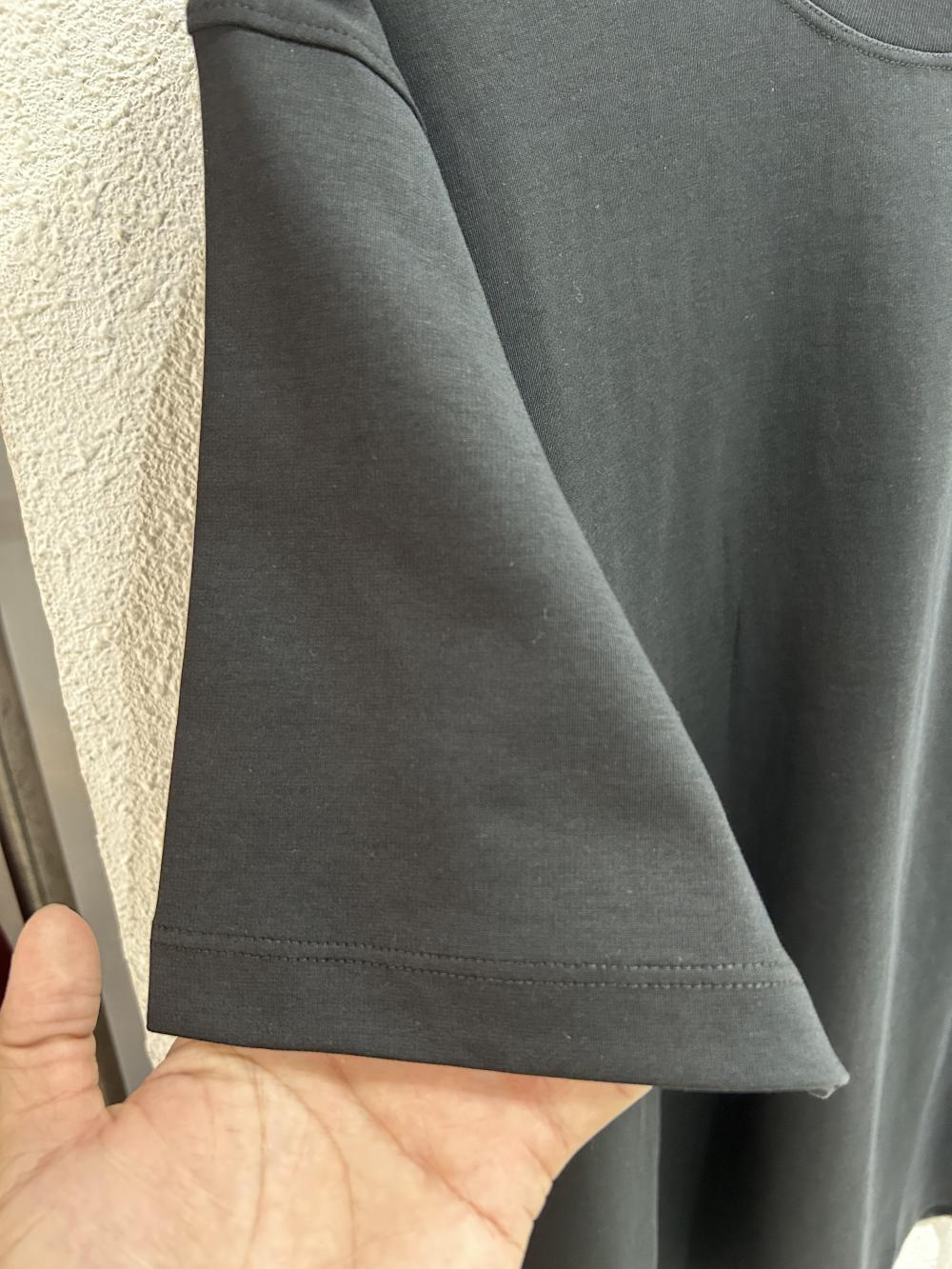 50s Reversible Cooling Breathable Cotton Crew Neck Tee view 9
