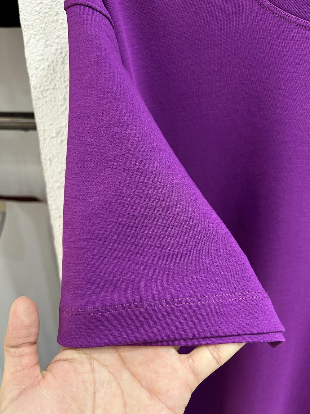 50s Reversible Cooling Breathable Cotton Crew Neck Tee view 14