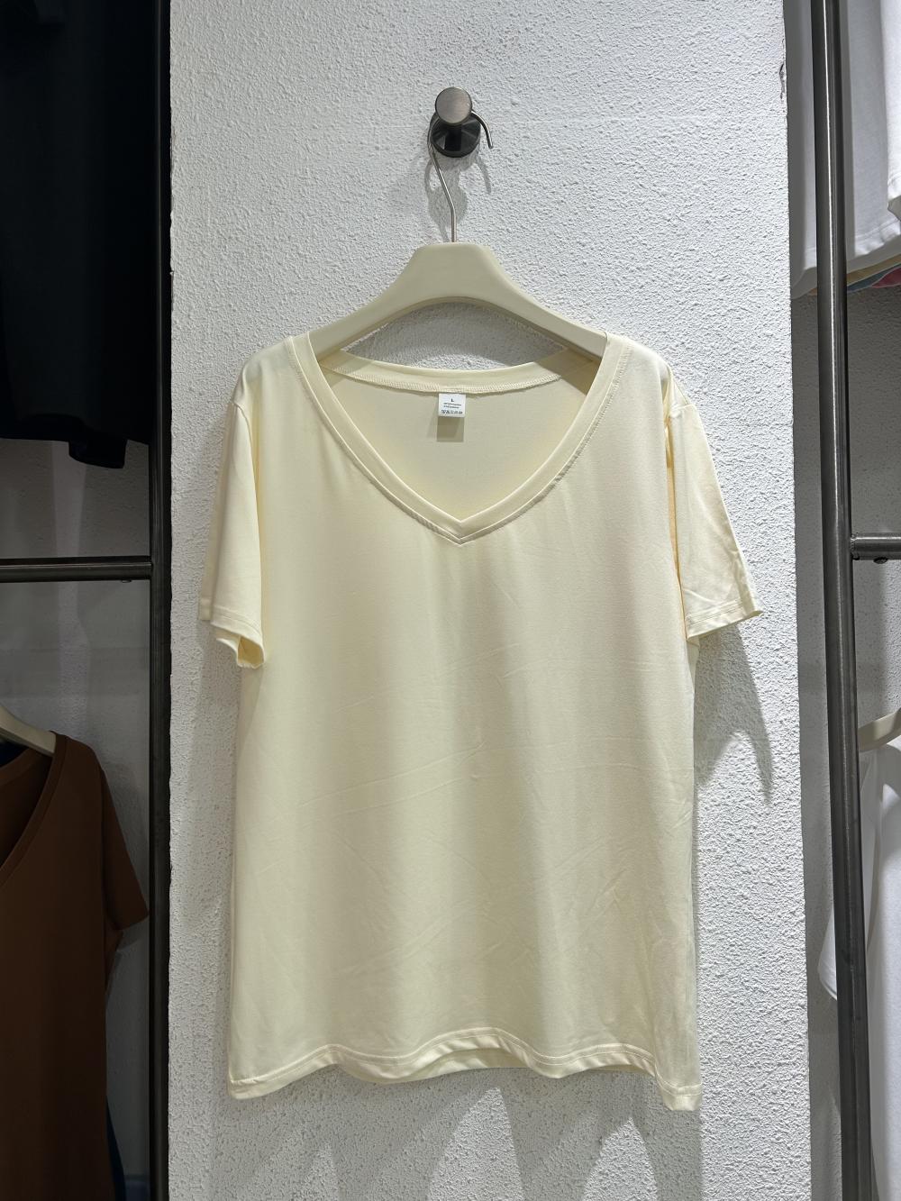 V-Neck Modal Short Sleeve view 9