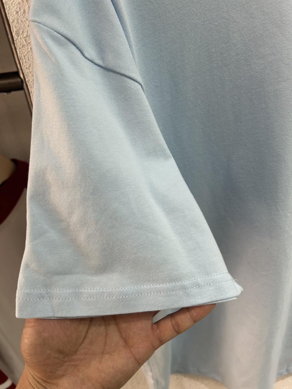 Cotton Loose Crew Neck Short Sleeve view 44