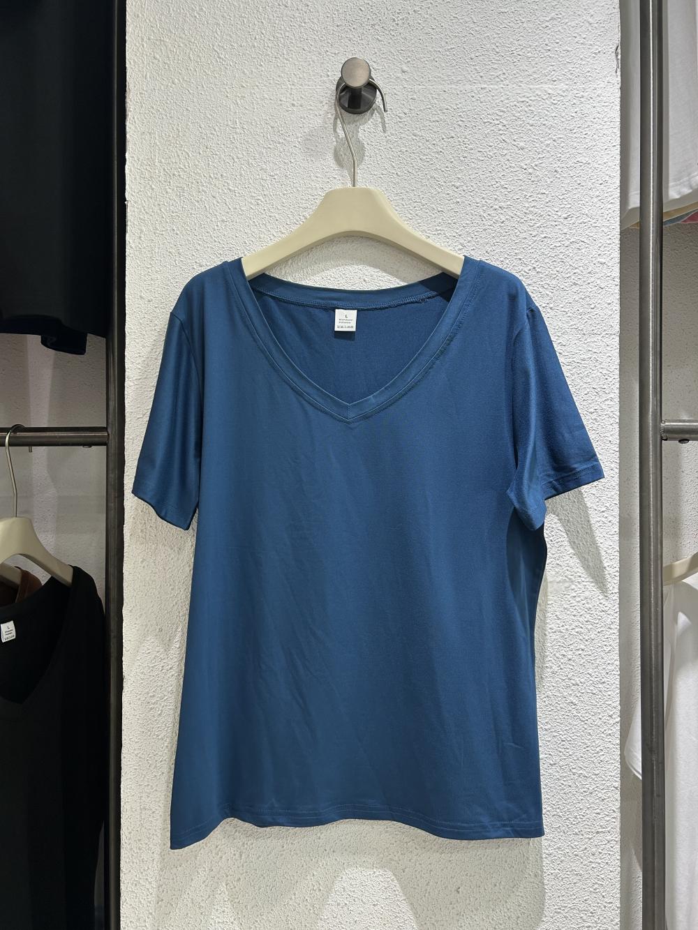 V-Neck Modal Short Sleeve view 7