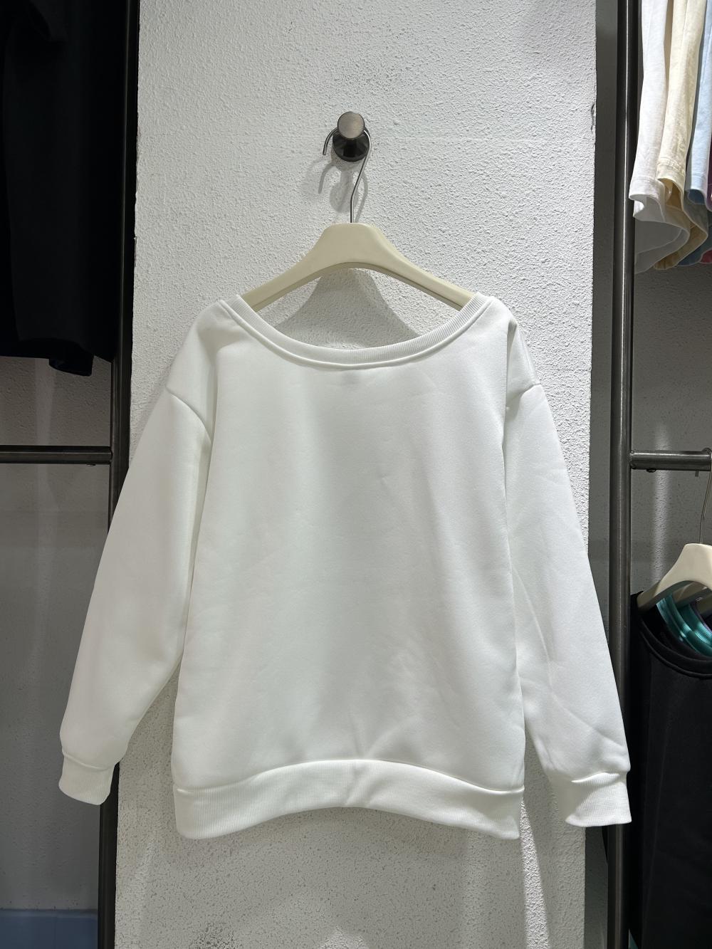 Wide Neckline Sweatshirt view 2