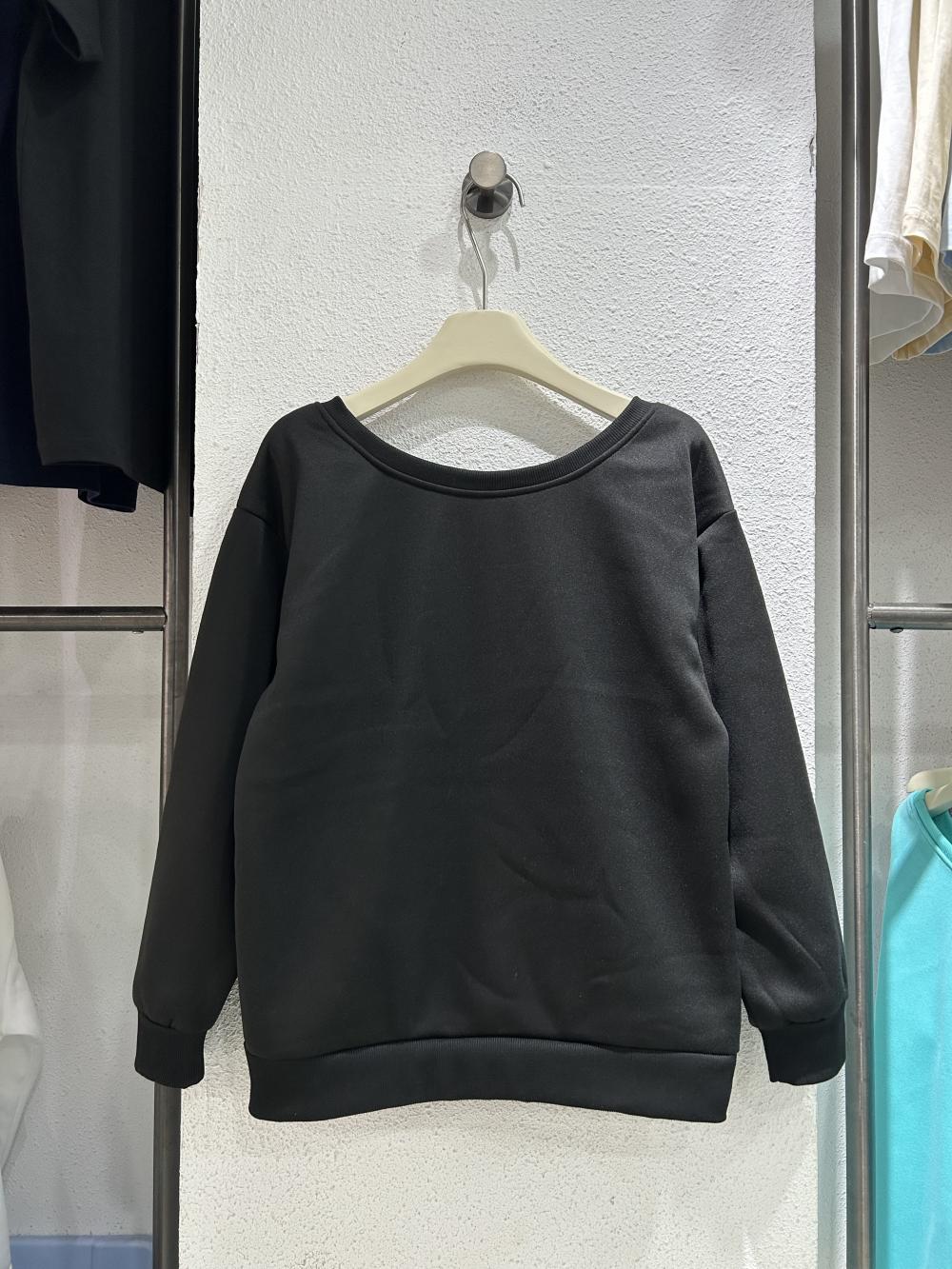 Wide Neckline Sweatshirt view 5