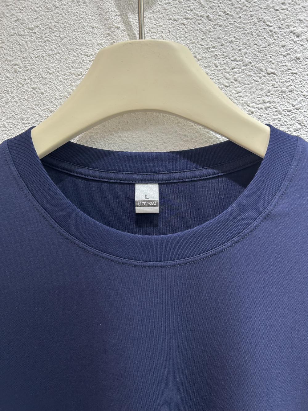 50s Reversible Cooling Breathable Cotton Crew Neck Tee view 40