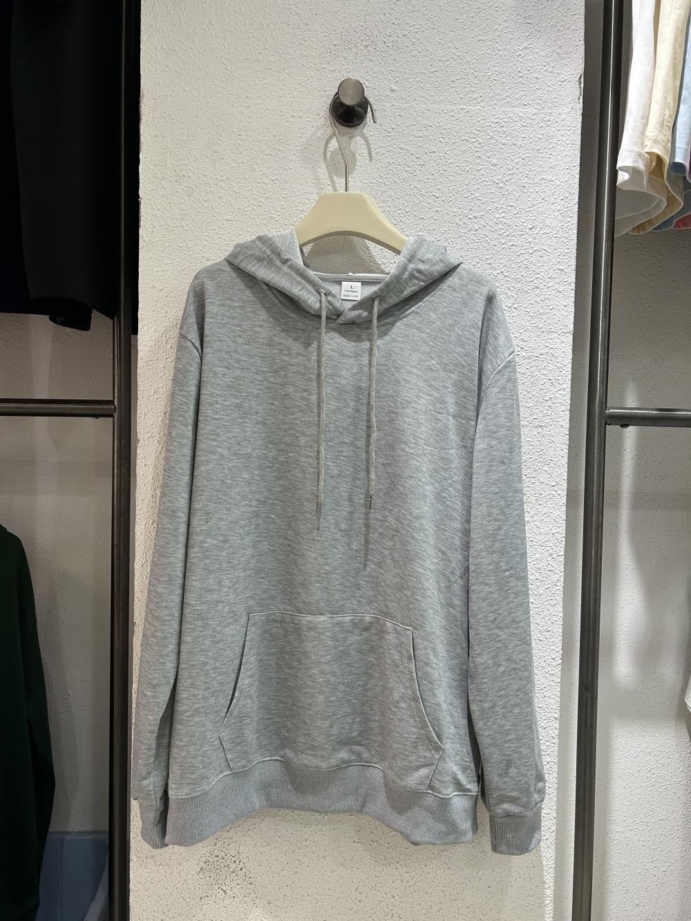 Twill Cotton-Like Hooded Sweatshirt