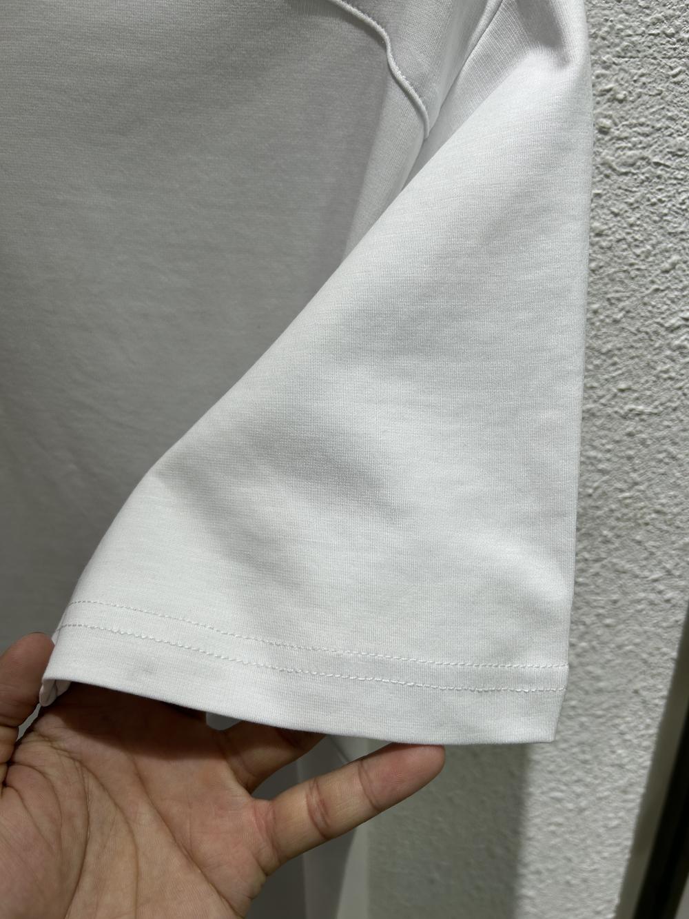 50s Solid Half-Zip Stand Collar Tee view 14
