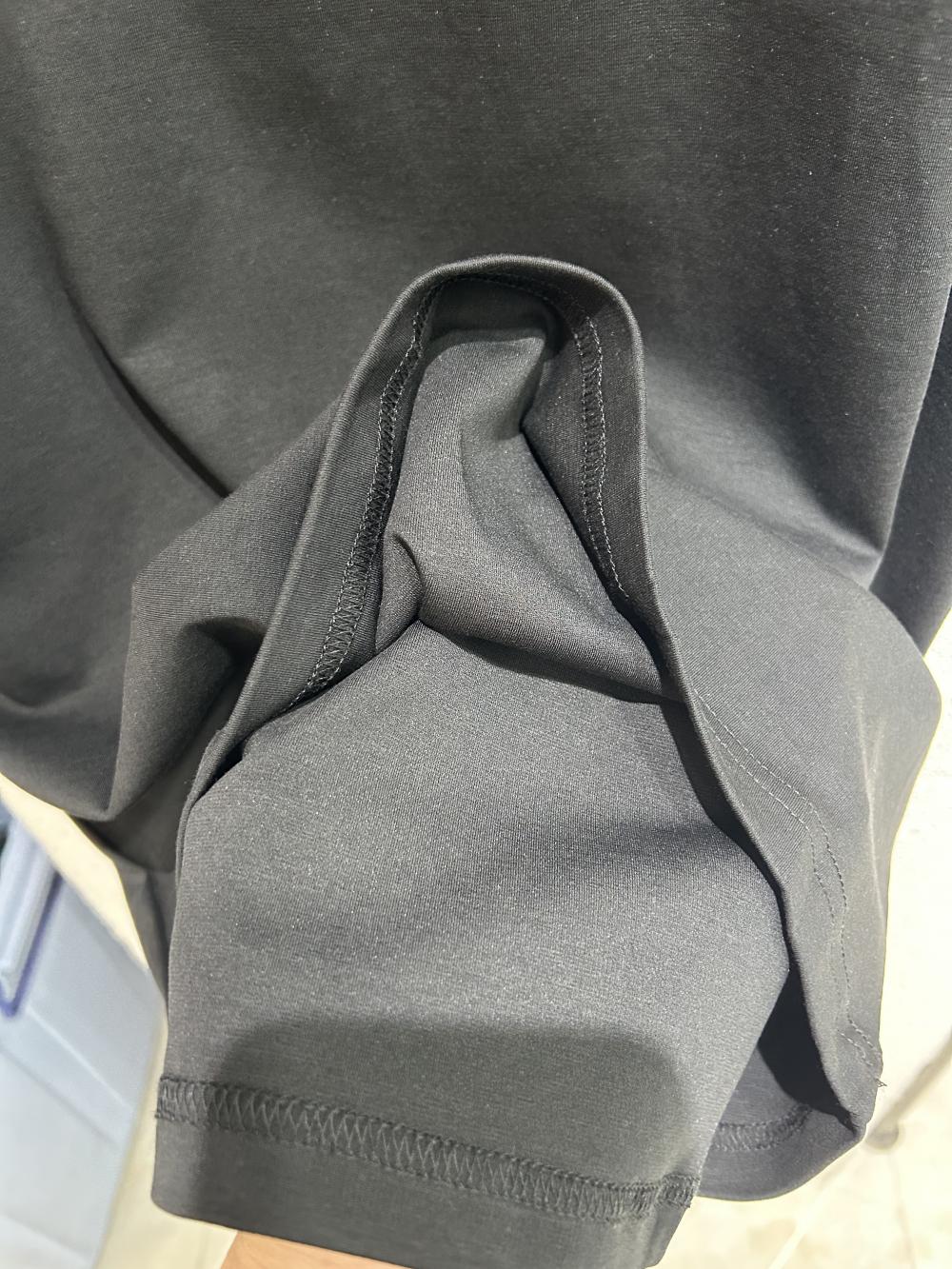 50s Solid Half-Zip Stand Collar Tee view 22