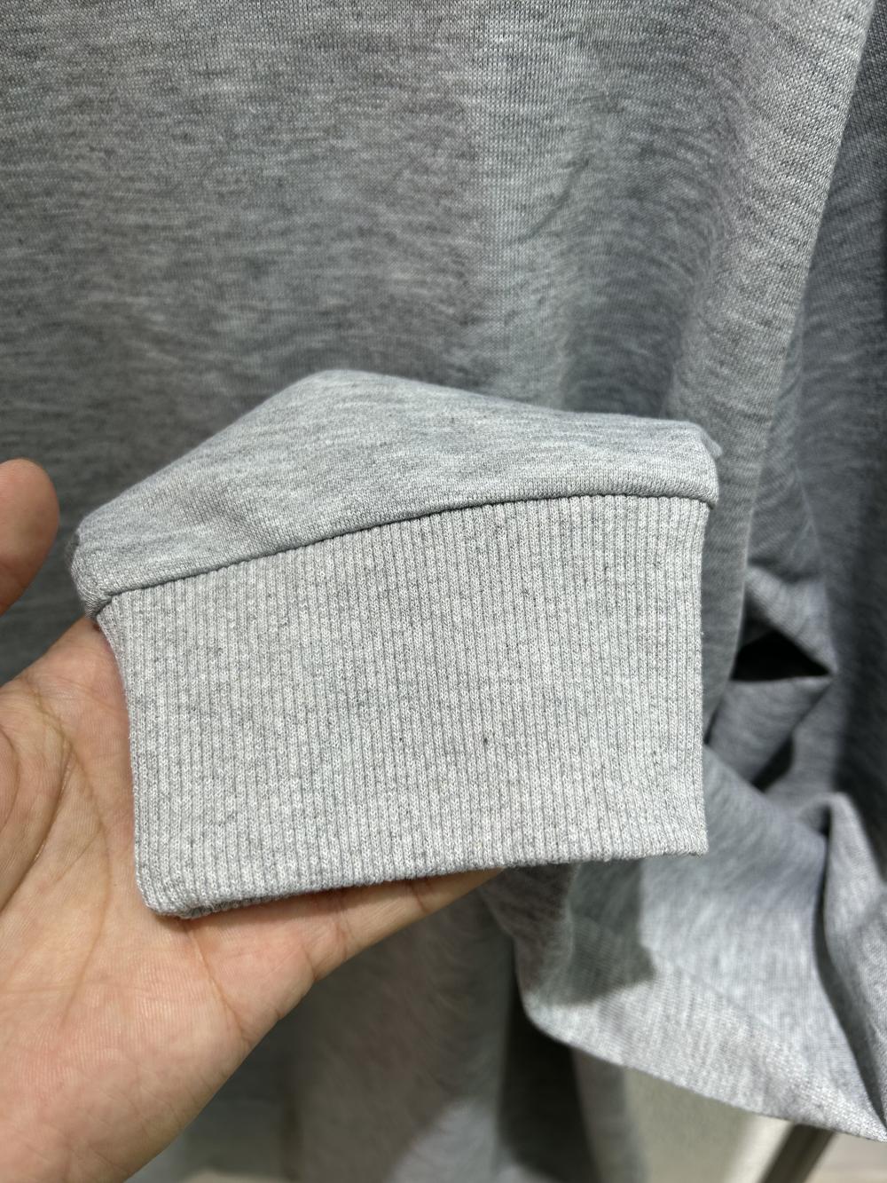 Twill Cotton-Like Crew Neck Sweatshirt view 14