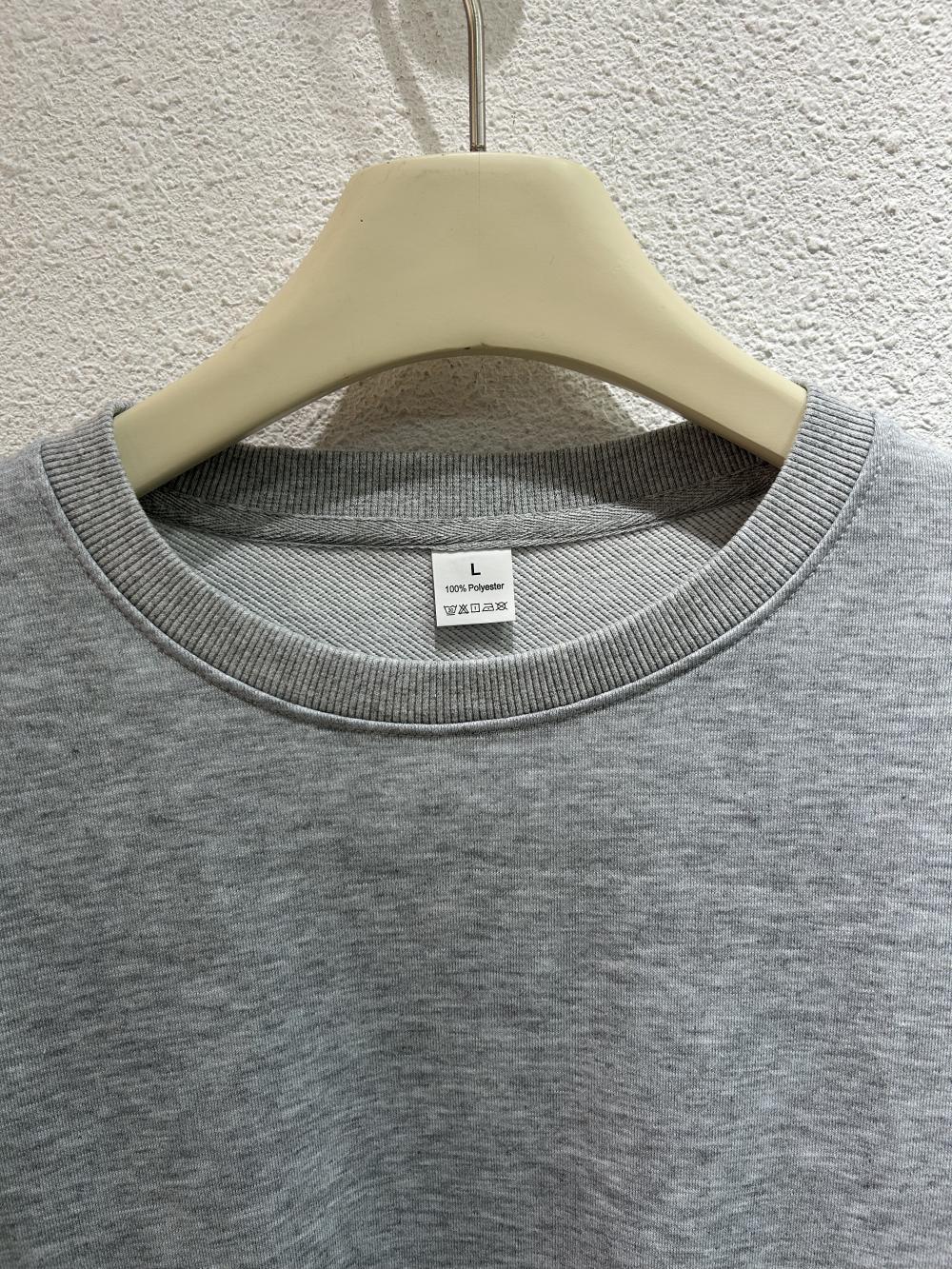 Twill Cotton-Like Crew Neck Sweatshirt view 13