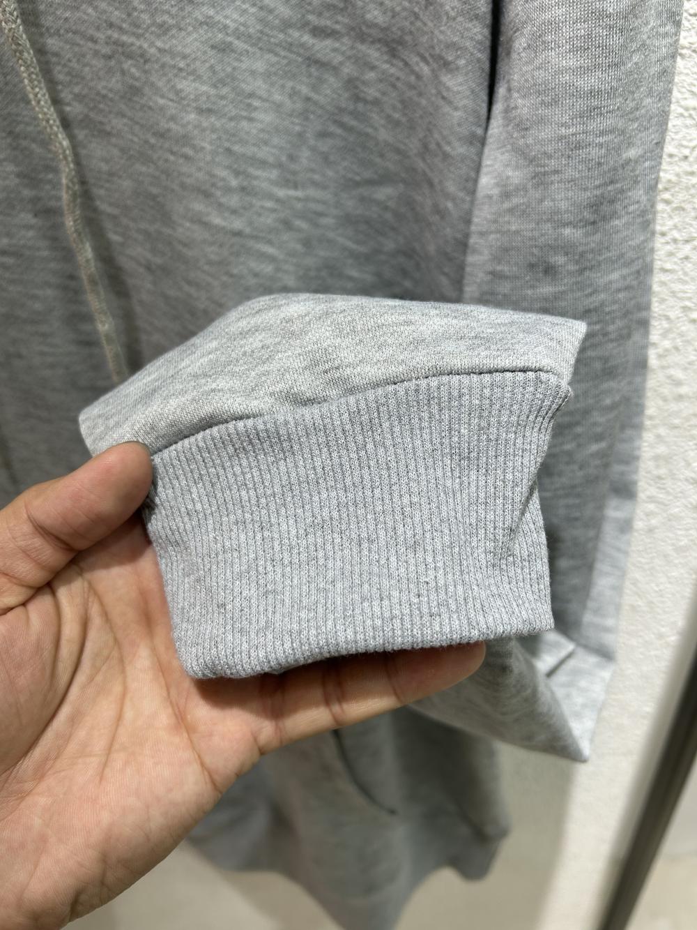 Twill Cotton-Like Hooded Sweatshirt view 4