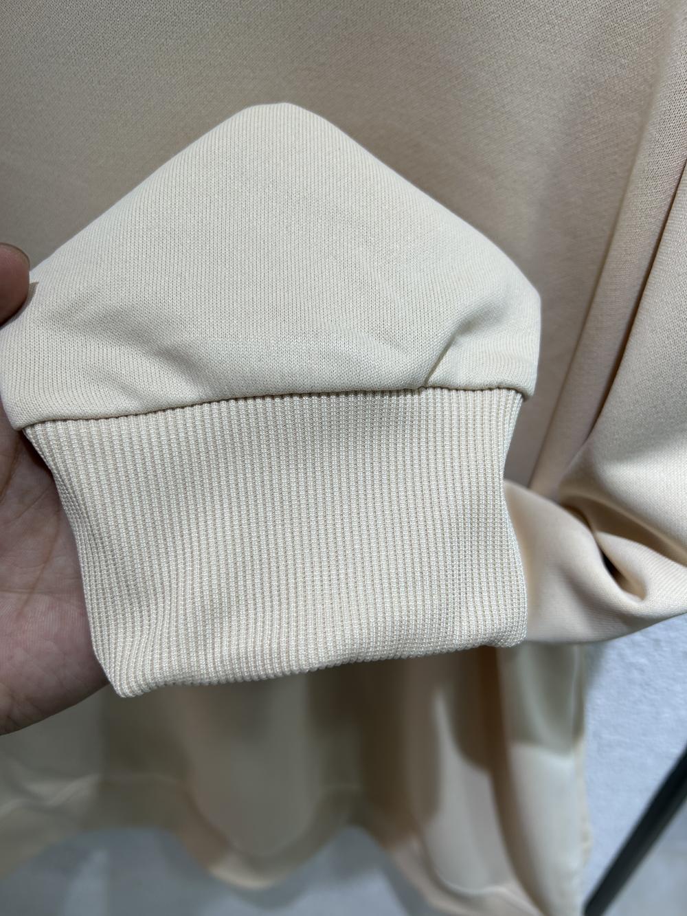 Twill Cotton-Like Crew Neck Sweatshirt view 9
