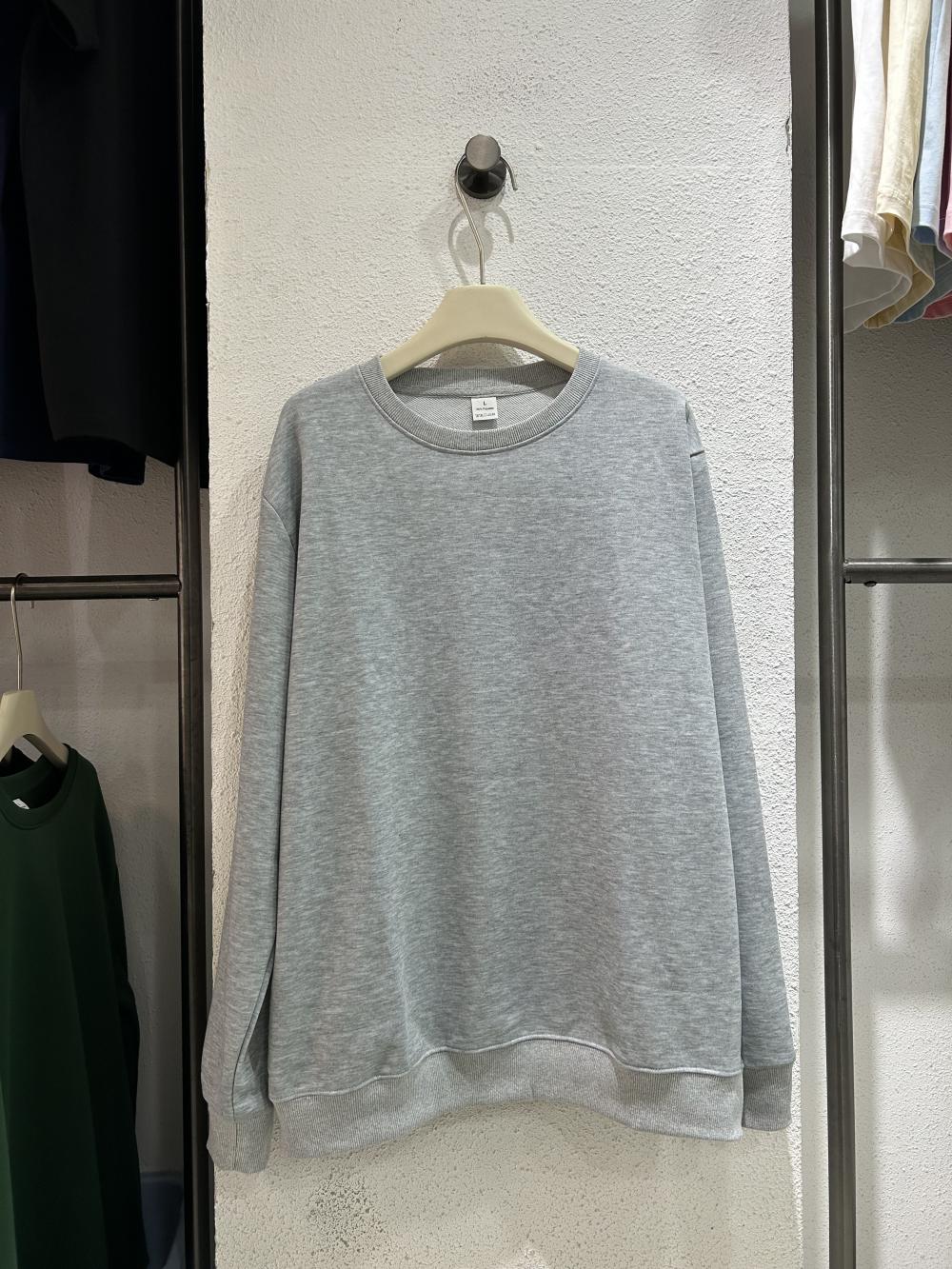 Twill Cotton-Like Crew Neck Sweatshirt view 11