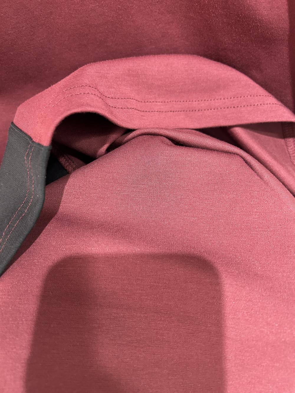 50s Colorblock Front Shoulder Stand Collar Tee view 15