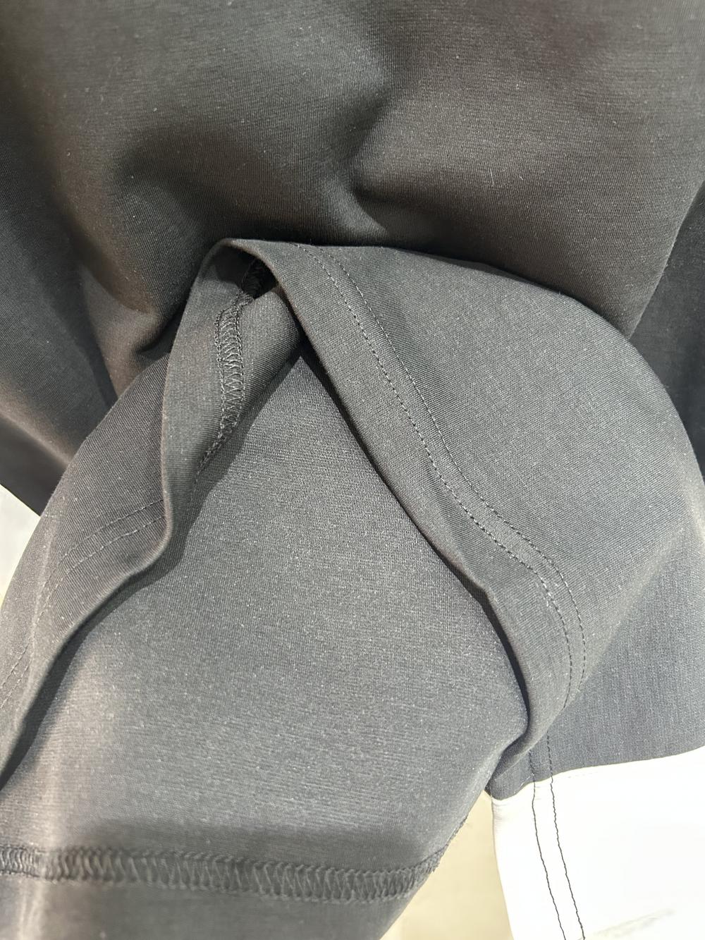 50s Colorblock Half-Zip Stand Collar Tee view 15