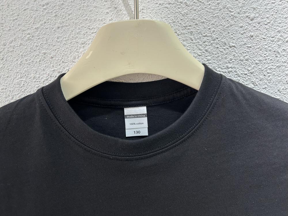 Kids Cotton Loose Crew Neck Short Sleeve view 8