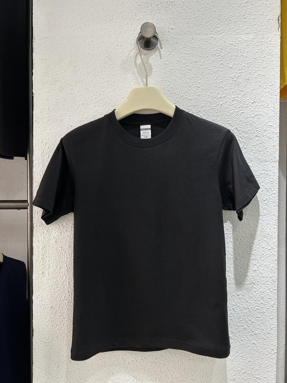 Kids Cotton Loose Crew Neck Short Sleeve view 6