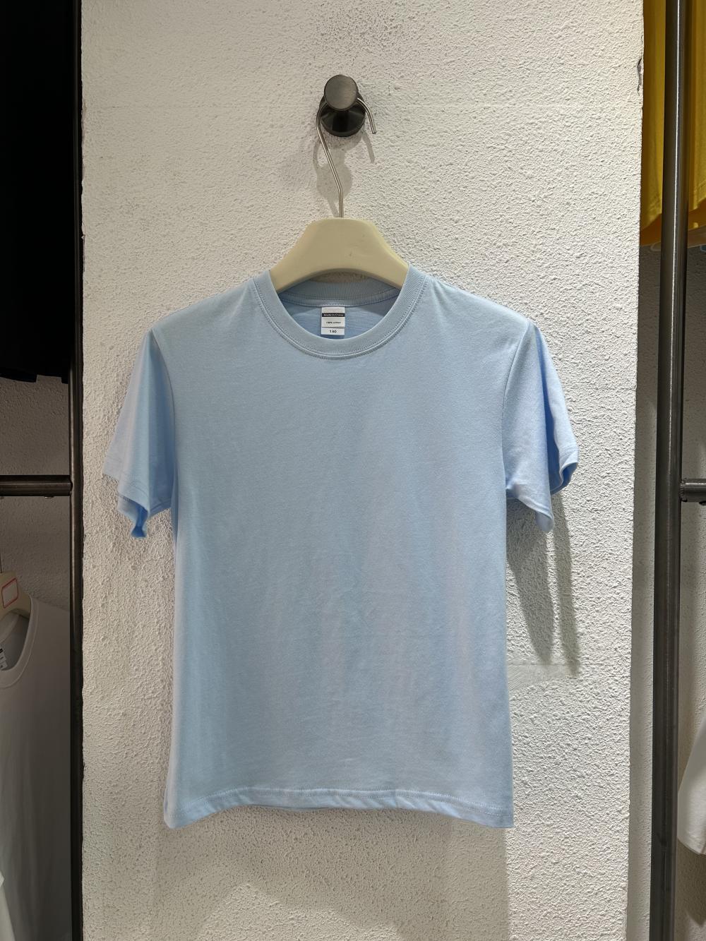 Kids Cotton Loose Crew Neck Short Sleeve view 16