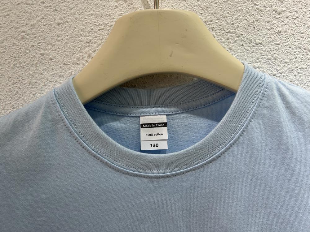 Kids Cotton Loose Crew Neck Short Sleeve view 18
